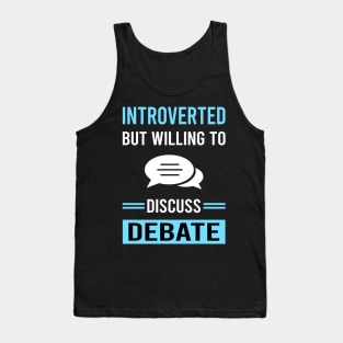 Introverted Debate Tank Top